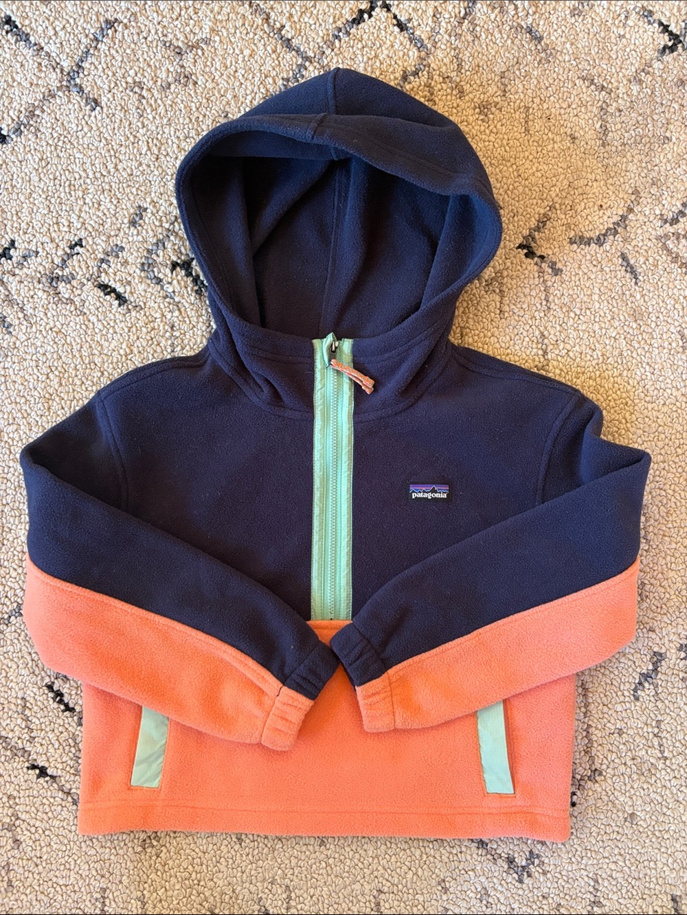 Patagonia kids fleece jacket sz sm (7/8)
